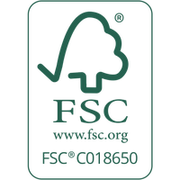 FSC, Forest Stewardship Council certified